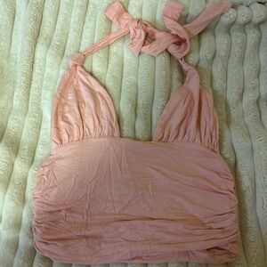 Pink Edikted halter top